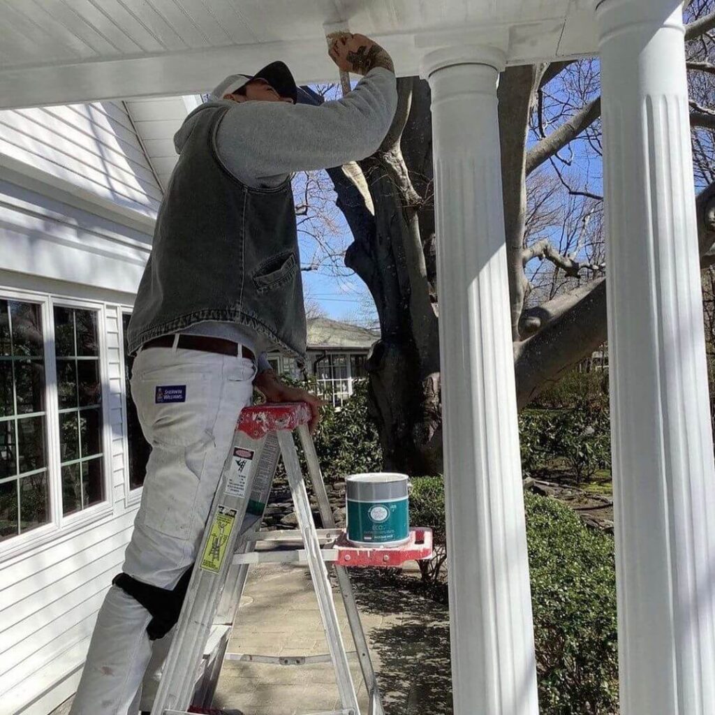 painter painting outside exterior painter