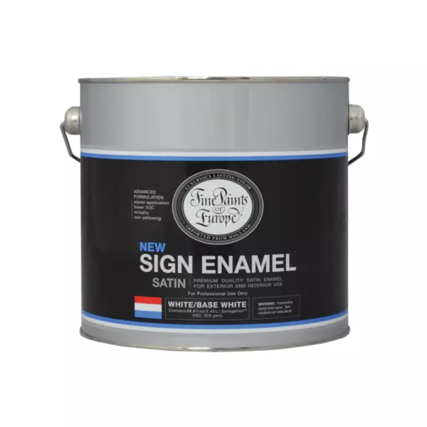 Fine Paints of Europe product photo of sign enamel satin can