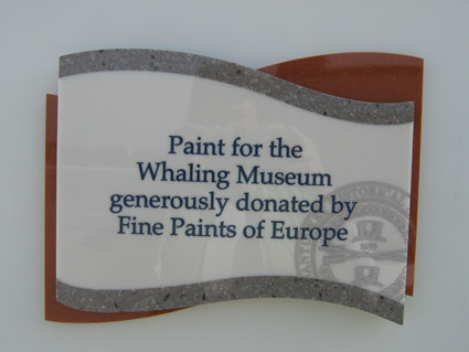 Whaling-Museum-4 high gloss paint on building