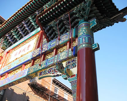 chinatown1 high gloss paint on building