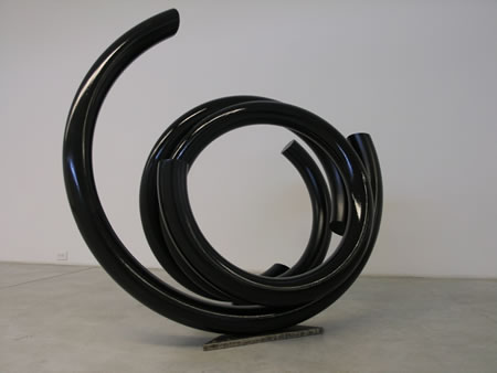 "Skipper" 2008, featuring Fine Paints of Europe's Brilliant black paint high gloss paint on building