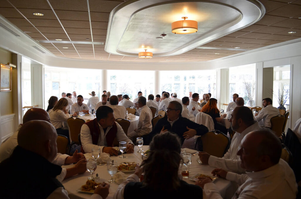 lunch Fine Paints of Europe annual meeting